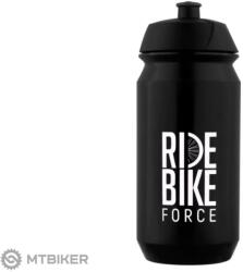 FORCE Ride Bike kulacs, 0.5 l, fekete/fehér