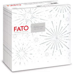 FATO Airlaid mintás szalvéta karácsonyi Incanto Silver - 1 rétegű, 40x40cm, 50 lap (88454900)