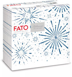 FATO Airlaid mintás szalvéta karácsonyi Incanto Blue - 1 rétegű, 40x40cm, 50 lap (88454800)