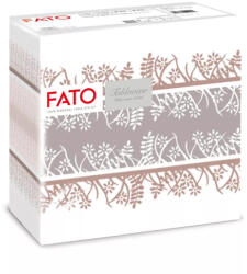FATO Airlaid mintás szalvéta Garden Cappuccino - 1 rétegű, 40x40cm, 50 lap (88445000)
