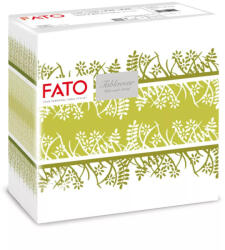 FATO Airlaid mintás szalvéta Garden Pistachio - 1 rétegű, 40x40cm, 50 lap (88444800)