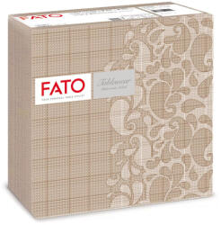 FATO Airlaid mintás szalvéta Drops Hazelnut - 1 rétegű, 40x40cm, 50 lap (88443400)