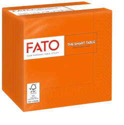 FATO Smart Table koktélszalvéta Narancssárga - 2 rétegű, 24x24cm, 100 lap (82544003)