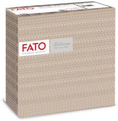FATO Airlaid mintás szalvéta Lace Hazelnut - 1 rétegű, 40x40cm, 50 lap (88442600)