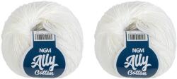 BELLATEX Ally pamut 50 g-os készlet 2 darab - 000 fehér (14053)
