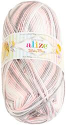 BELLATEX Baby Best Batik 100 g - 6664 rózsaszín, szürke, fehér (13853)