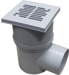 VALROM Sifon terasă polipropilenă VALROM Easy Kit grătar polipropilenă 150x150 mm ieșire orizontală Ø 110 mm înălțime reglabilă (17050150110)