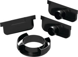 ACO Kit ACO pentru rigolă H50 scurgere Ø110 verticală inclusiv 2 piese de capăt (330020)