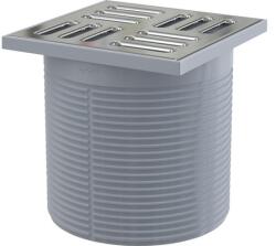Alca Înălțător sifon Alca APV0300 grătar oțel inoxidabil 105x105 mm Ø 104 mm (APV0300)