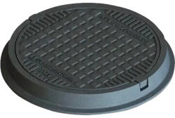 Vodaland Capac compozit VODALAND Ø 770 mm PL570 H 115 mm B125 negru (30298-40N)