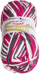 BELLATEX Robin color 100 g - 61 fehér, szürke, málna (13509)