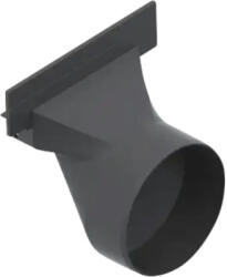 Vodaland Placă capăt cu stuț VODALAND polipropilenă 156x117x158 mm pentru rigolă (6300608)