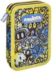 CARIOCA Penar echipat Carioca Comics 2 fermoare ALBASTRU/GALBEN (SKE098) Penar