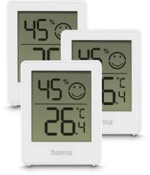 Hama Cres hő- és páratartalommérő 3 darabos fehér 00222243 (4047443545954)