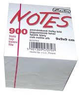 Herlitz Bloc notite alb 9x9x9 cm 900 file (9930140)