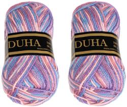 BELLATEX Duha 50 g szett 2 db - 008 rózsaszín, lila, kék (13996)