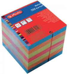 Herlitz Bloc Notite Color 9X9X9 Cm 700 File (9930157) - roua