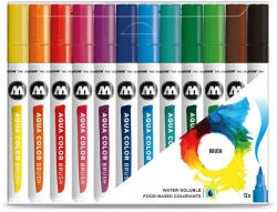 MOLOTOW Brush Pen Molotow Aqua Color Basic1 12 buc/set (MLW730)
