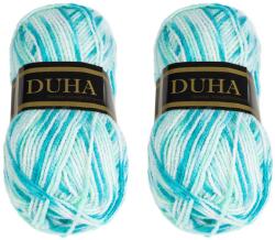 BELLATEX Duha 50 g szett 2 db - 294 fehér, türkiz, kék (13999)