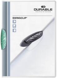 DURABLE Дълготраен Swingclip A4 30 листа тъмнозелена папка с клипс 226032 (226032)