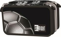 ST.RIGHT Penar cu accesorii St. Right Silver Goal - 3 fermoare (5903235697548) Penar