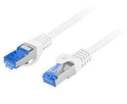 Lanberg Patchcord Lanberg PCF6A-10CC-0200-W, Cat. 6A, S/FTP, 2m, White (PCF6A-10CC-0200-W)
