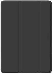 Macally Stand Case - полиуретанов калъф и поставка за iPad Air 3 (2019) (сив)
