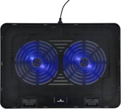 BLUESTORK Охлаждаща подложка за преносими компютри до 17" - NB-COOLER-ONE (LED, 2xUSB-A) (NB-COOLER-ONE)