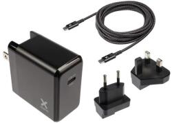 A-Solar Xtorm Volt Laptop Travel Charger USB-C PD 65W XA031 - захранване за ел. мрежа с USB-C изход, преходници за цял свят и USB-C към USB-C кабел