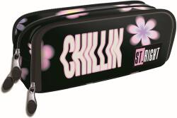 ST.RIGHT Penar școlar St. Right Flower Mood - 3 fermoare (5903235697074) Penar