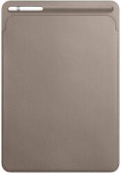 Apple Leather Sleeve - оригинален кожен калъф, тип джоб и отделение за Apple Pencil за iPad Pro 10.5 (2017) (тъмнокафяв)