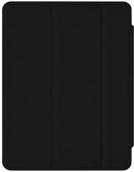 Macally Stand Case - полиуретанов калъф с поставка за iPad 10 (2022) (черен)