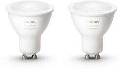 Philips Hue White Ambiance 5.5W GU10 - ком лект 2 броя GU10 лам а с бяла светлина за безжично у равляемо осветление за iOS и Android устройства