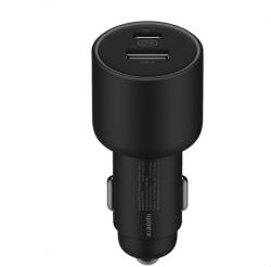 Xiaomi Dual Port Quick Car Charger 67W - зарядно за кола с USB-A и USB-C изходи с технология за бързо зареждане (черен)