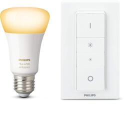 Philips Hue Recipe Kit White Ambiance E27 - комплект E27 лампа с бяла светлина и ключ за димиране за безжично управляемо осветление за iOS и Android устройства