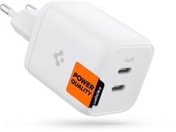 Spigen GaN PowerArc Dual USB-C Wall Charger PD 65W - захранване за ел. мрежа с 2xUSB-C PD изходи с технология за бързо зареждане (бал)
