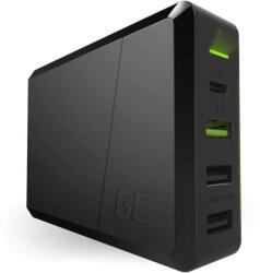 Green Cell 75W Power Source - захранване с USB-C изход (60W), Ultra Charge Fast Charging изход и 2 x USB изхода за мобилни телефони, таблети и MacBook (черен)