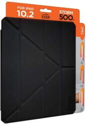 Eiger Storm 500m Case - удароустойчив кейс, тип папка и поставка за iPad 9 (2021), iPad 8 (2020), iPad 7 (2019) (черен)