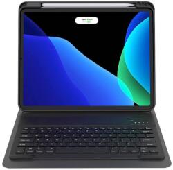 Baseus Brilliance Keyboard Case (ARJK000113) - кожен калъф и безжична блутут клавиатура за iPad Pro 11 M1 (2021), iPad Pro 11 (2020), iPad Pro 11 (2018) (черен)