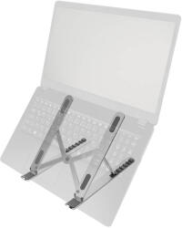 4smarts Foldable Aluminium Stand for Laptops - сгъваема алуминиева  оставка за MacBook и ла то и до 17 инча (сребрист)
