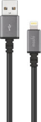 Moshi Lightning to USB Cable 3 m. - Lightning кабел за iPhone, iPad, iPod с Lightning (300 см) (черен)