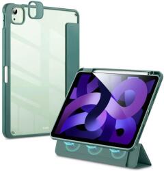 ESR Rebound Hybrid Case Pro - полиуретанов калъф с отделящ се кейс за Apple iPad Air 5 (2022), iPad Air 4 (2020), iPad Pro 11 (2021), iPad Pro 11 (2020), iPad Pro 11 (2018) (зелен-прозрачен)