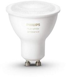 Philips Hue White Ambiance 5.5W GU10 - единична лампа GU10 с бяла светлина за безжично управляемо осветление за iOS и Android устройства