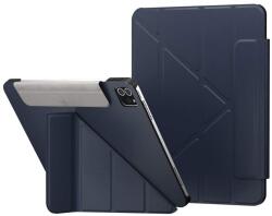 SwitchEasy Origami Case - полиуретанов кейс и поставка за iPad Pro 11 M1 (2021), iPad Pro 11 (2020), iPad Pro 11 (2018), iPad Air 4 (2020) (тъмносин)