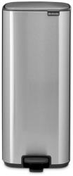 Brabantia Cos de gunoi Brabantia Bo Pedal 1010144, 30 l, Inchidere usoara, Baza antiderapanta, Rezistent la amprente, Otel inoxidabil/Mat (1010144) Cos de gunoi