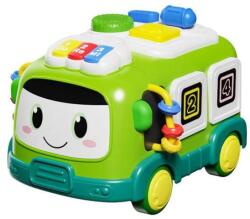 Raya Toys Jucărie muzicală pentru bebeluși Raya Toys - Bus multifuncțional 6în1, verde (503125198)