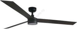 Faro Barcelona FARO 34293WT1S - LED димируем вентилатор CRUISER XL 18W/230V CCT Ø 160 cm черен WT + ДУ (FA34293WT1S)