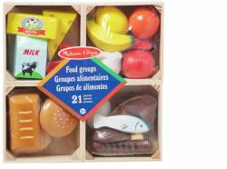 Spin Master Set de joacă Melissa & Doug Sturdy Wooden Food Set 2 Ani+ (681147005174)