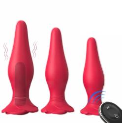 SESSO Set Frenzier Remote Red Vibrator