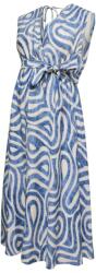 Mamalicious Rochie gravide fără mâneci, lunga alb-bleu crud/albastru (14E52A)